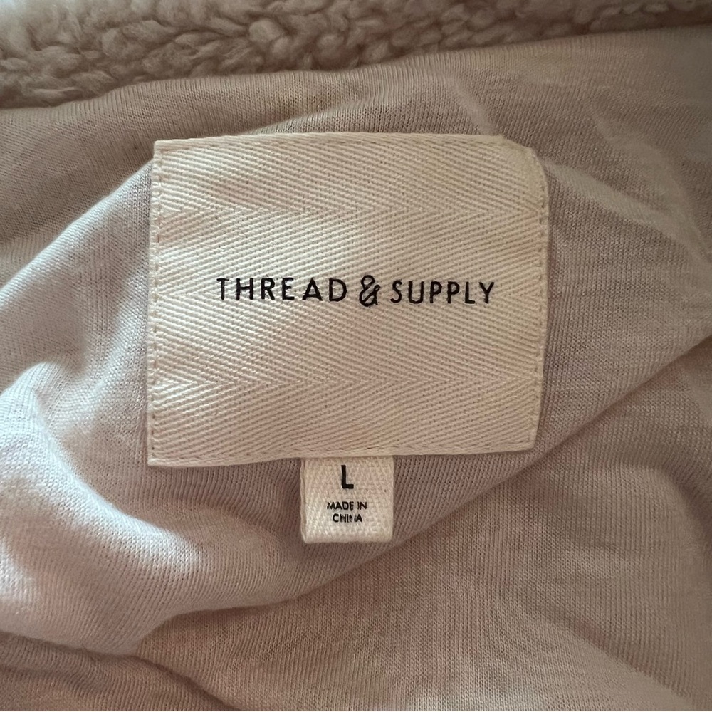 Thread & Supply Tan Teddy Jacket - image 6
